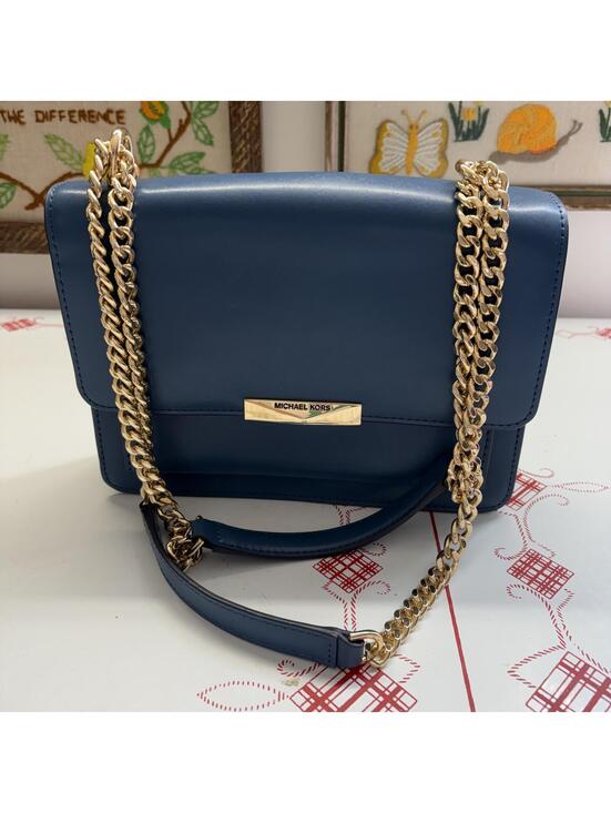 MICHAEL Michael Kors Handbags - Michael Kors Jade Dark Chambray shoulder bag